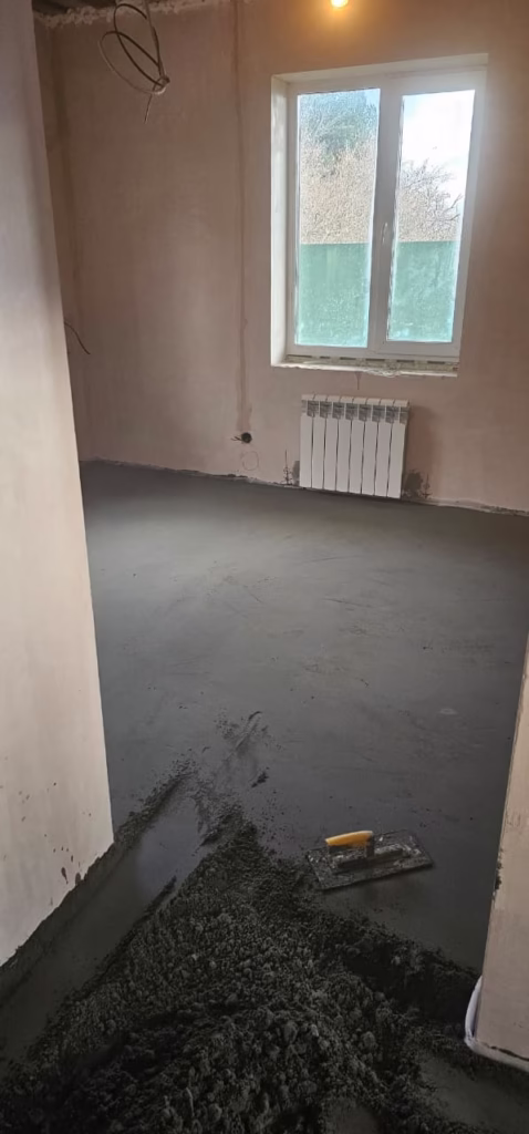 стяжки пола в доме 25 м²