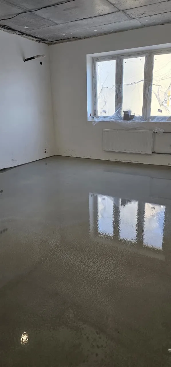 Финишное основание под замковый кварц-винил на объекте заказчика